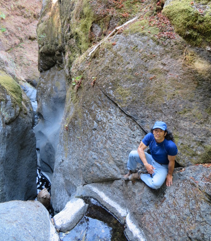 Me above the upper falls