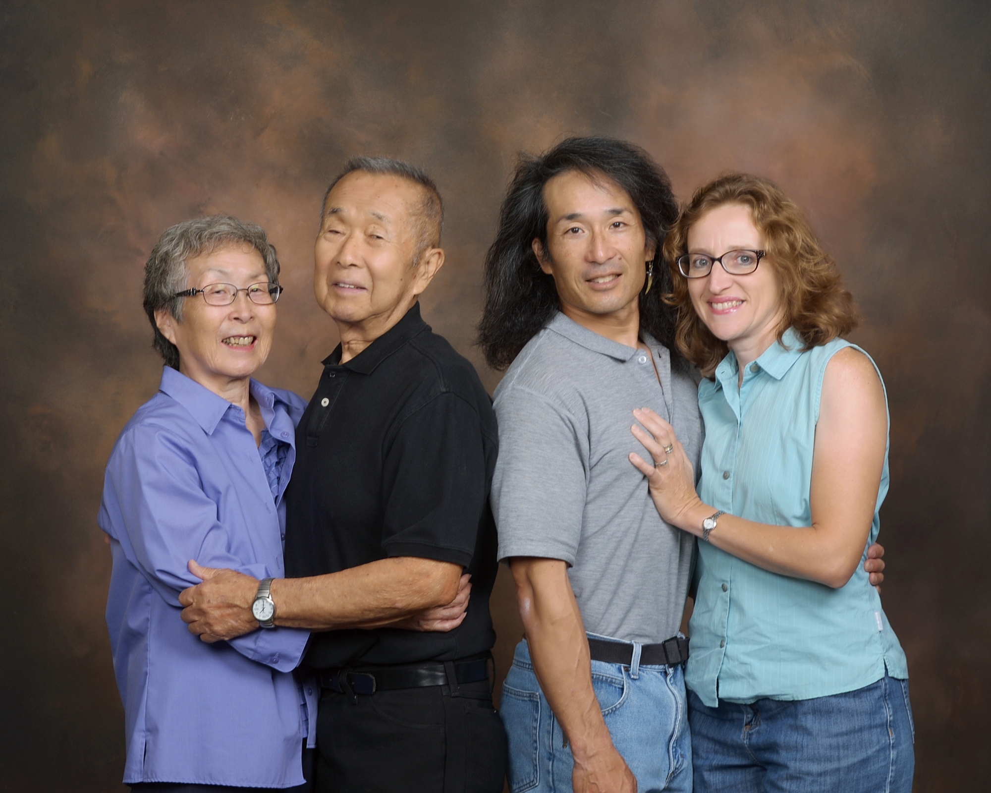 My parents, Norma, and me in professional photo