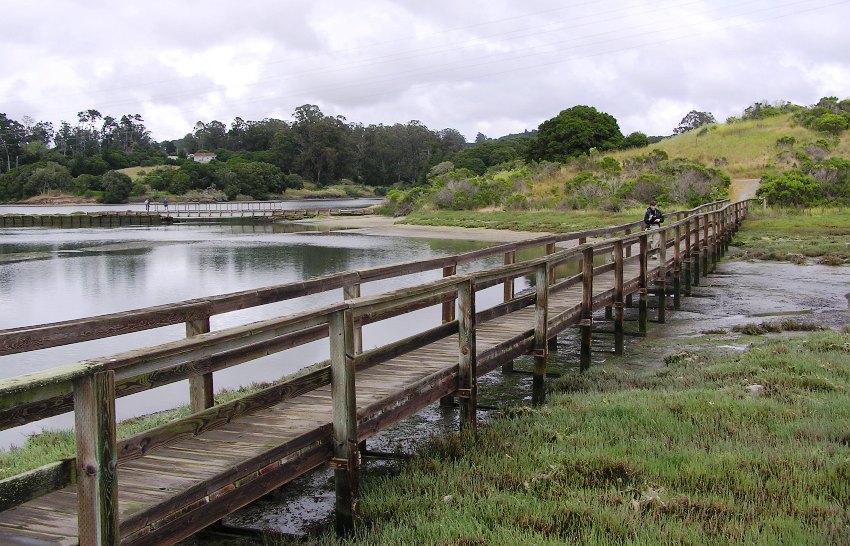 Wooden bridge