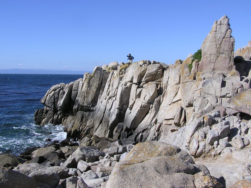 Ken on top of rocks