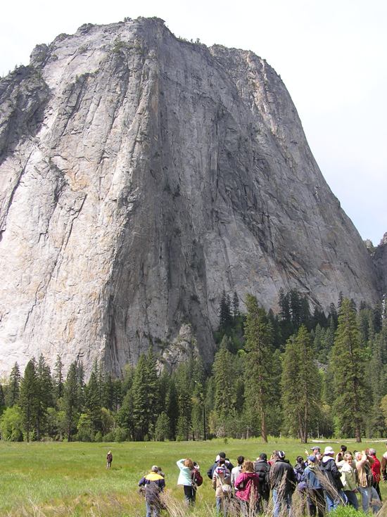 Tall rock formation called 'El Capitan'