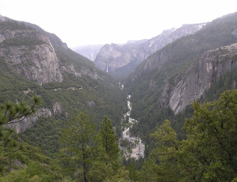 View with Bridalveil Fall