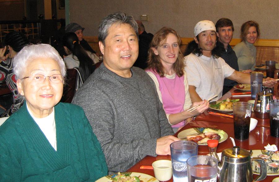 From left to right: Aunt Trudy, Steve, Norma, me, Ken, and Shari