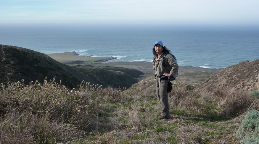 Me with the mighty Pacific behind