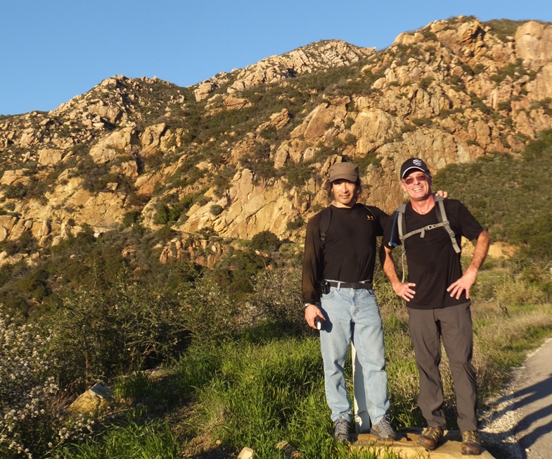 Mike and I at the end of our 2.6 mile walk