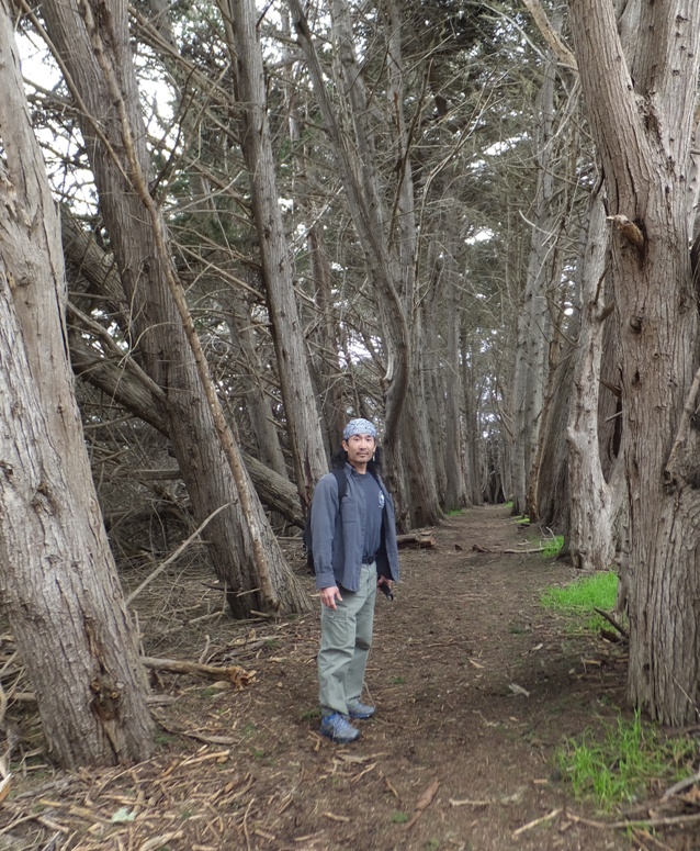 Me on a wooded trail looking scruffy