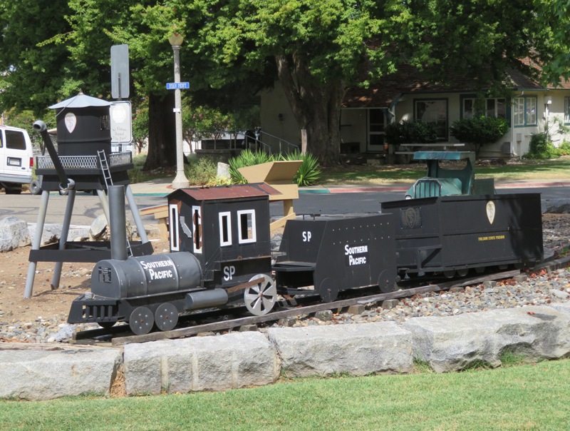 Miniature Southern Pacific train