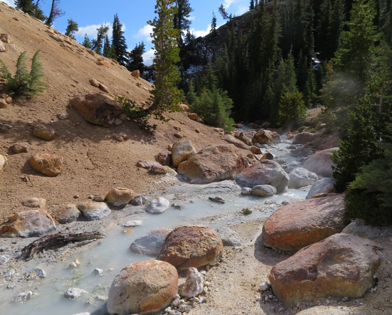 Gray stream water