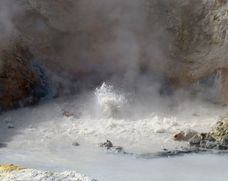 Boiling spring