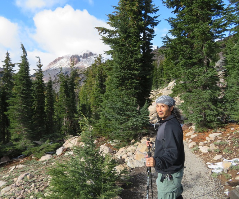 Me and Mount Lassen in the background