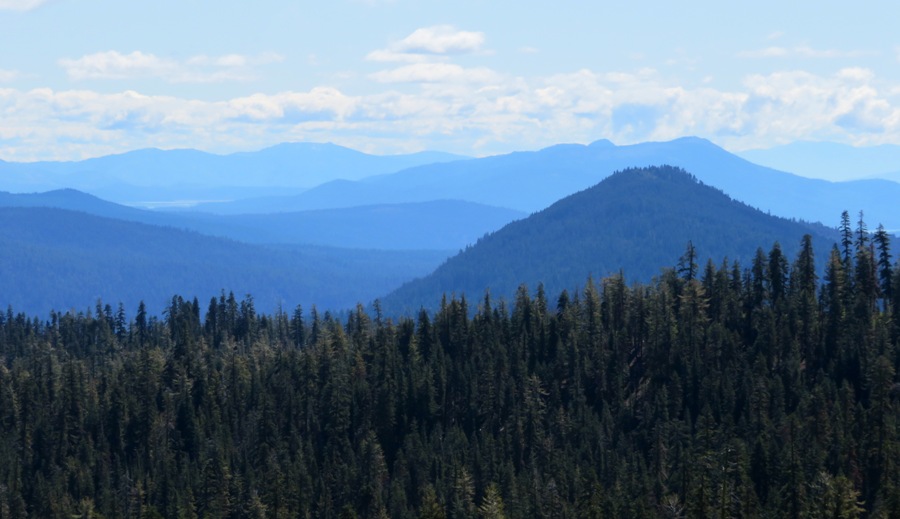 Panoramic view of mountains