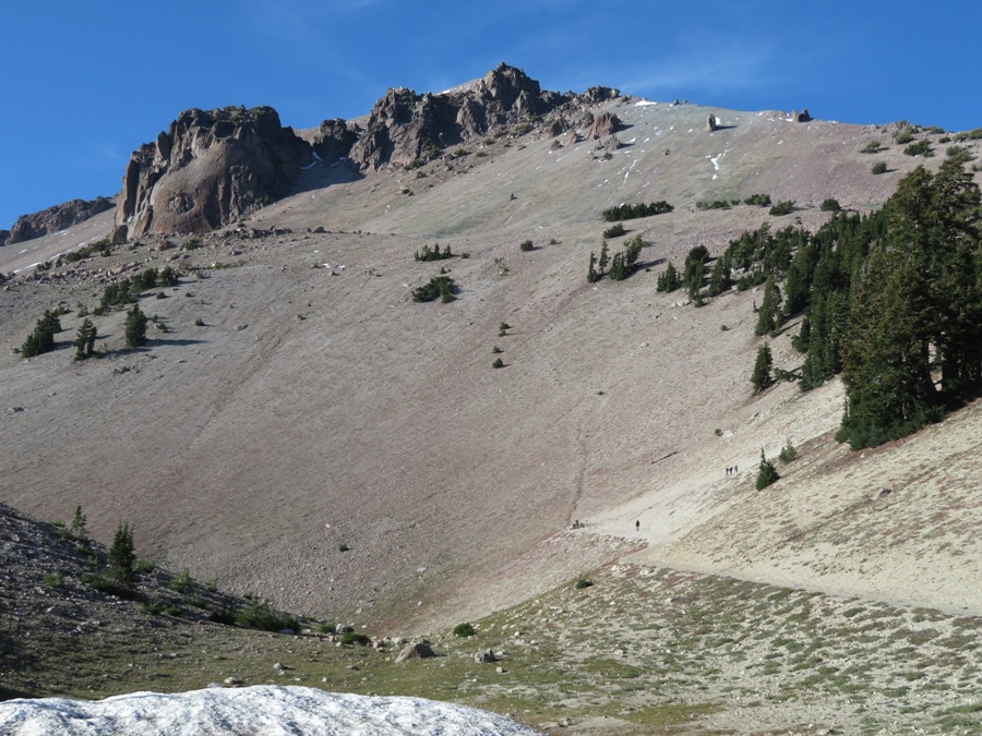 Vulcan's Eye near the top of the mountain