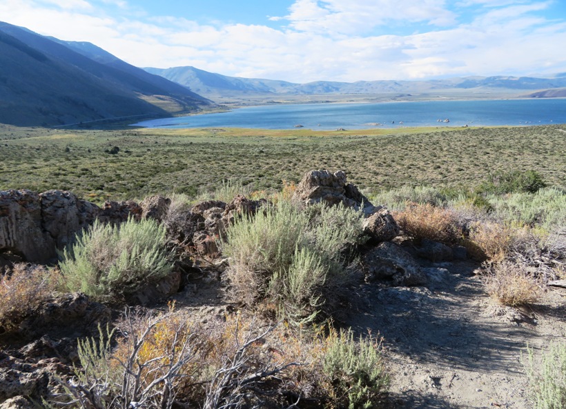 Mono Lake in the distance