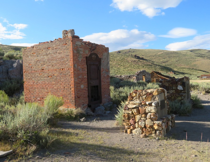 Brick bank vault