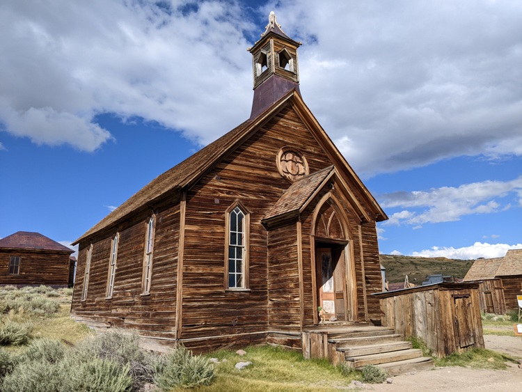 Another outside view of the church