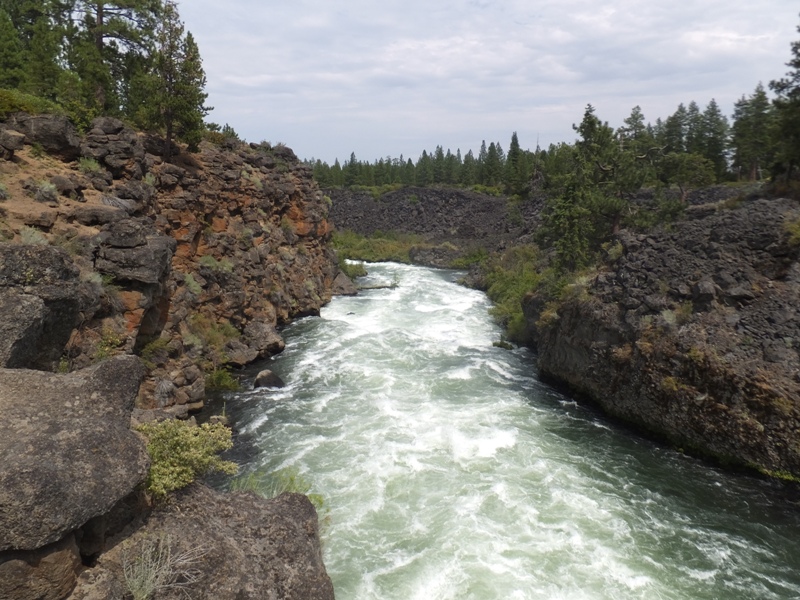 A whitewater section of the river