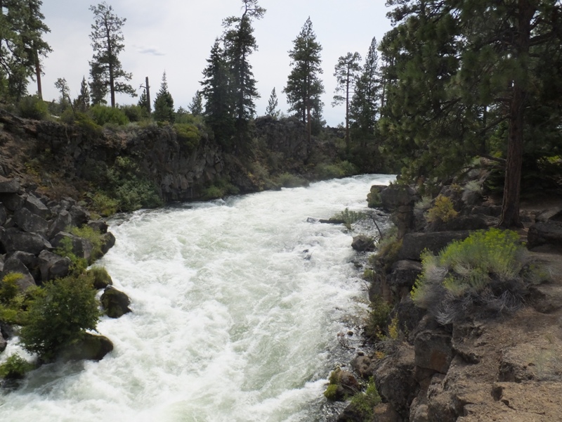 A rougher whitewater section