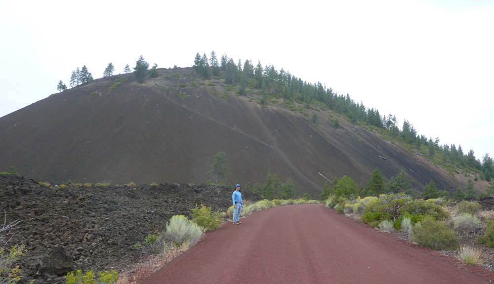 Me with volcanic rock