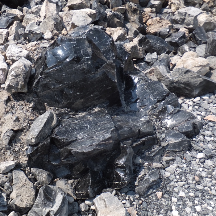 Big chunks of obsidian