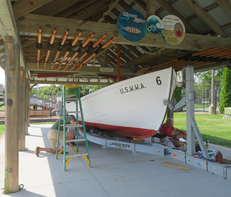 Historic lifesaving boat