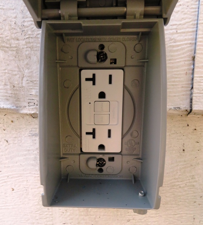 GFCI double outlet