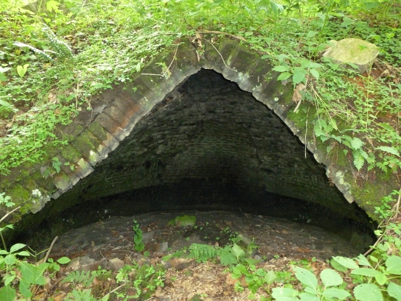 Brick lined triangular-shaped coke oven