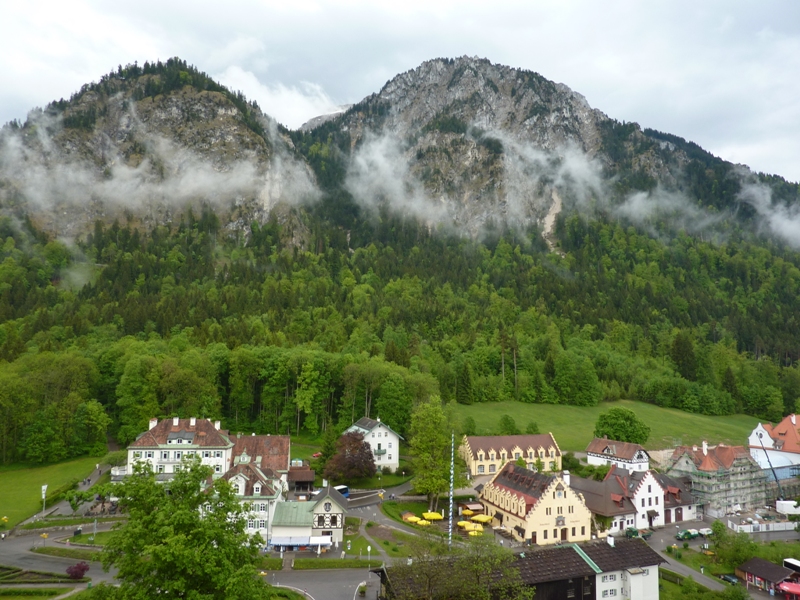 Low clouds over Schwangau