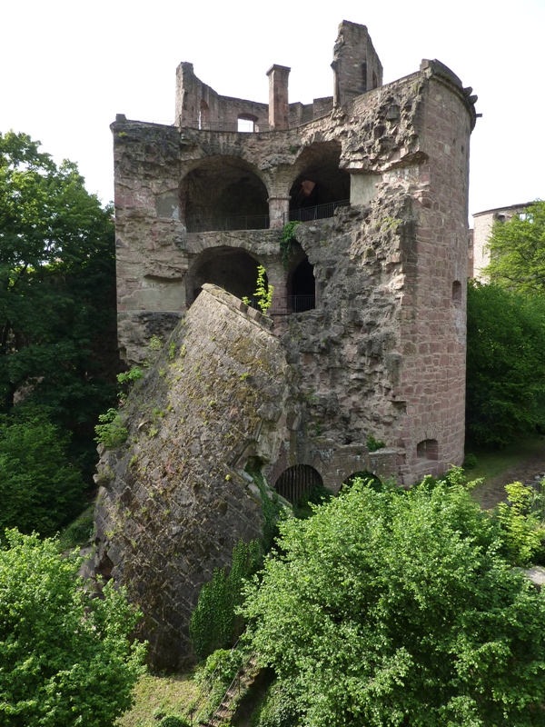 Eroding stone castle