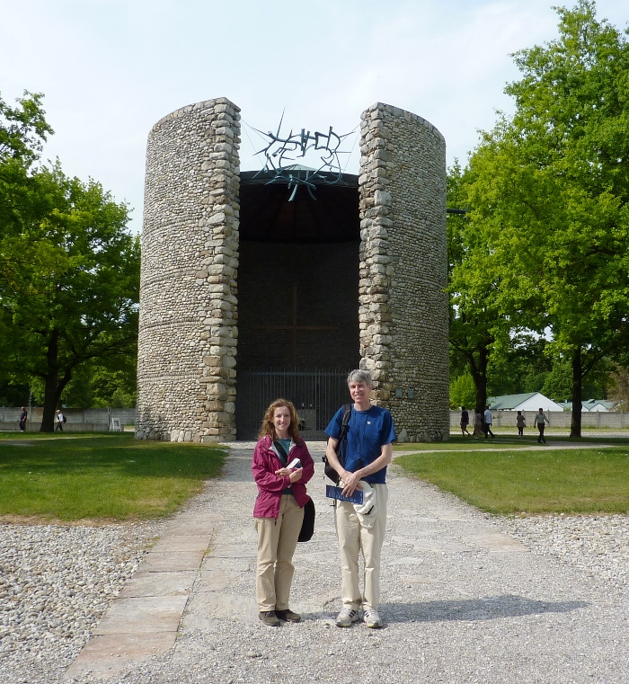 Norma and Clark at memorial