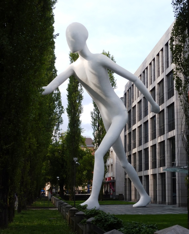 Walking Man statue