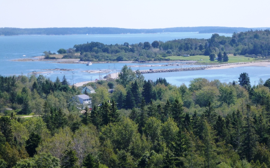 Causeway Beach in the distance