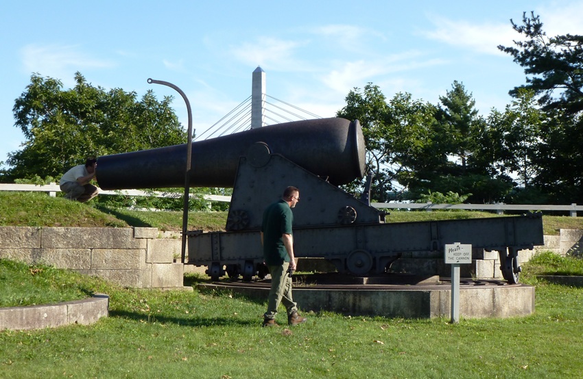 Bowen and Vince at Rodman cannon