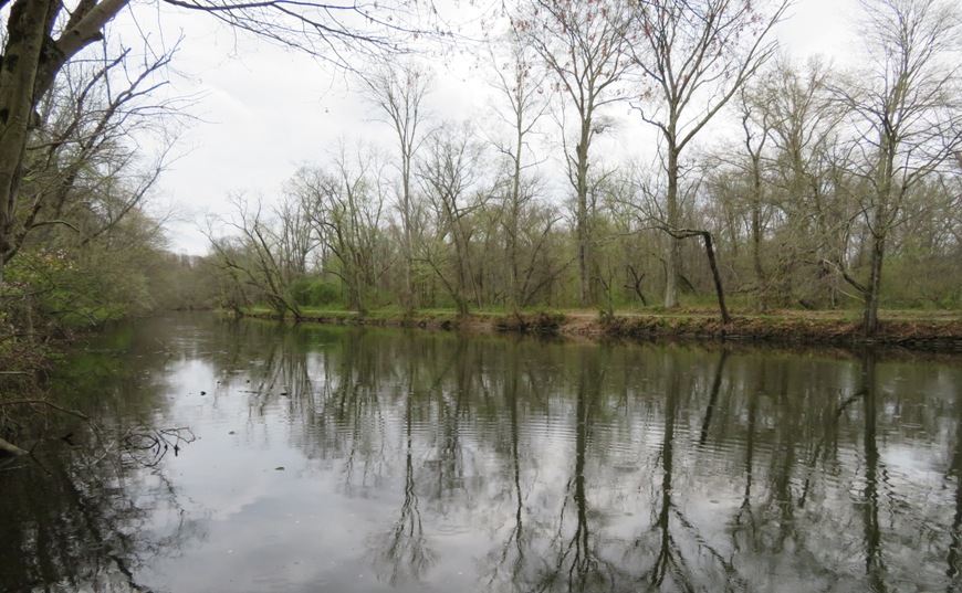 The Delaware and Raritan Canal as seen from the Preserve