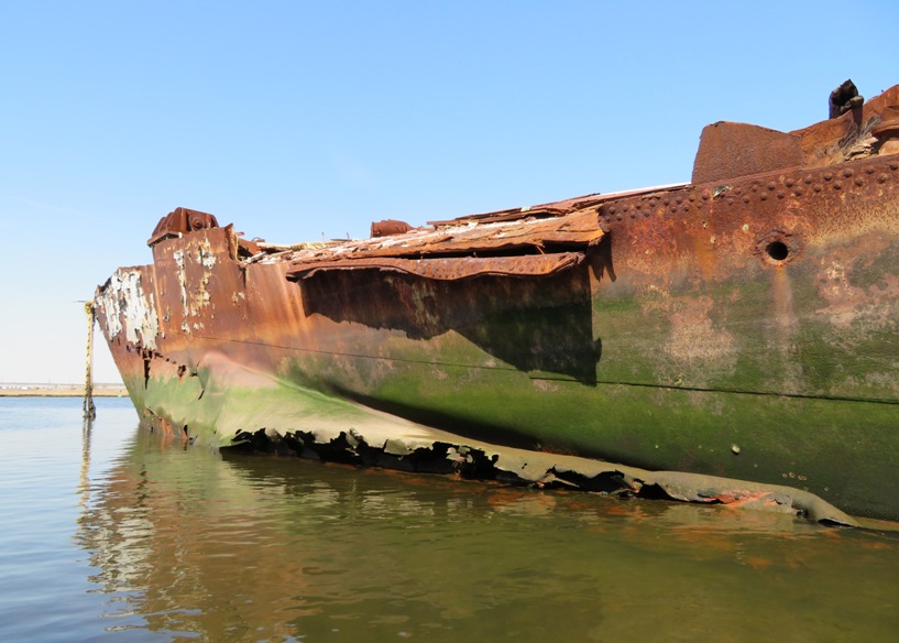 Rusty ship