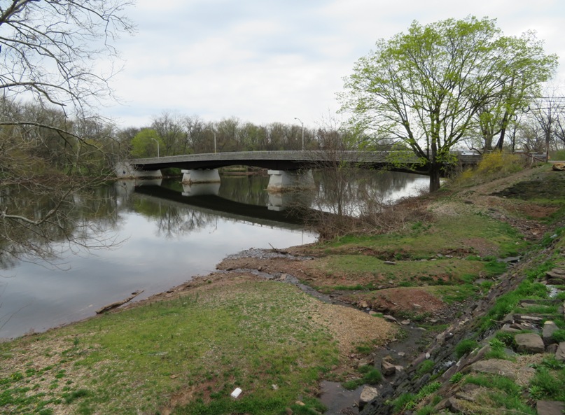 Landing Lane Bridge over the water