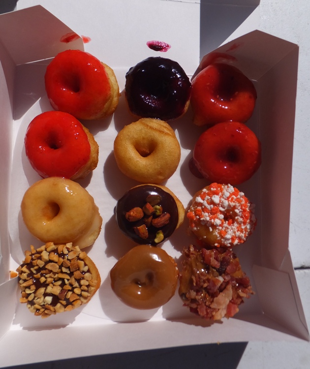 A dozen mini-donuts