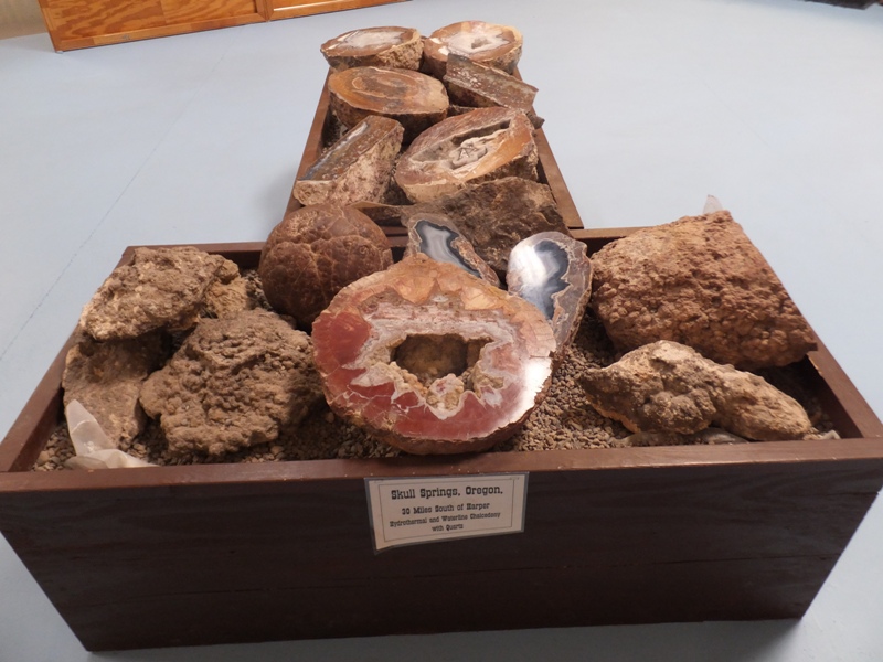 A box of assorted minerals and rocks