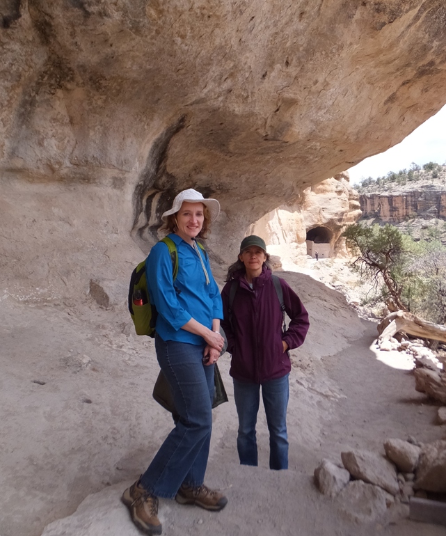 Norma and Carmen at the dwellings