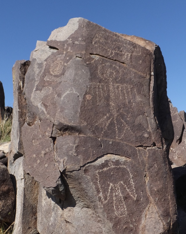 Petroglyph of Bundeswehr eagle