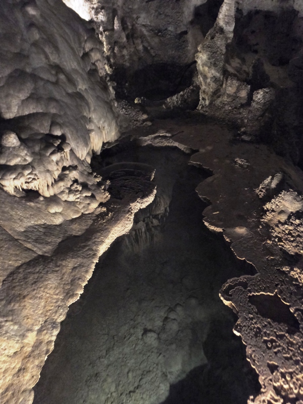 A pond in the cave