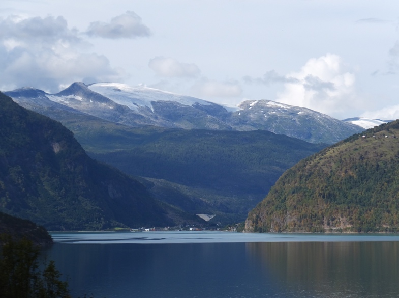 Snow in the mountains