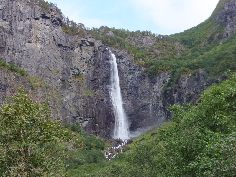 Postcard-like view of waterfall