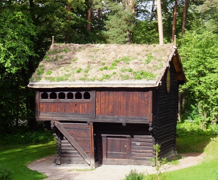 Historic building with green roof