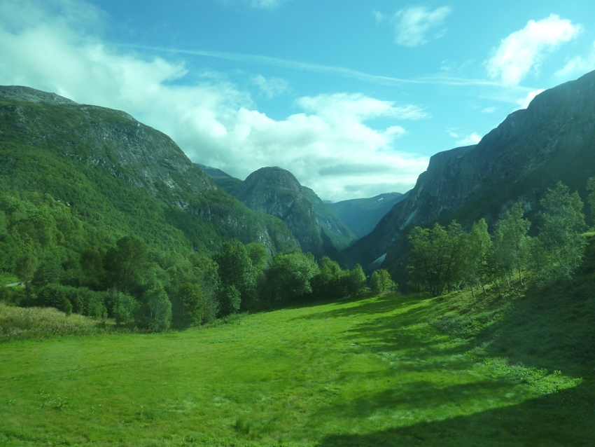 Mountains and greenery