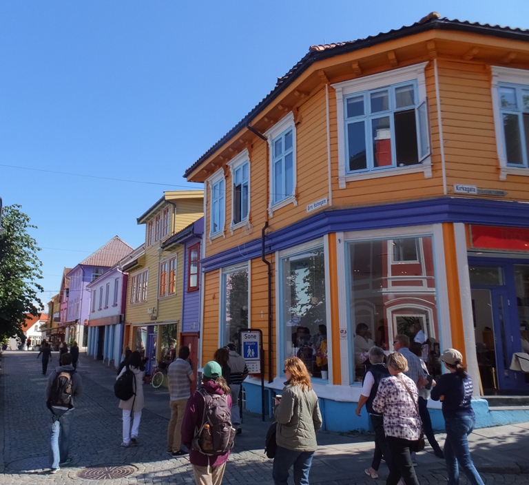 Group on walking tour