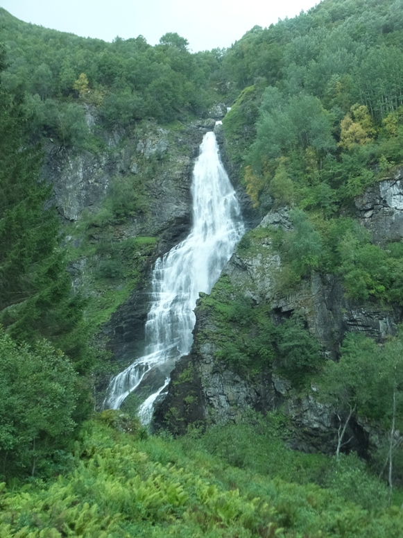 Tall waterfall