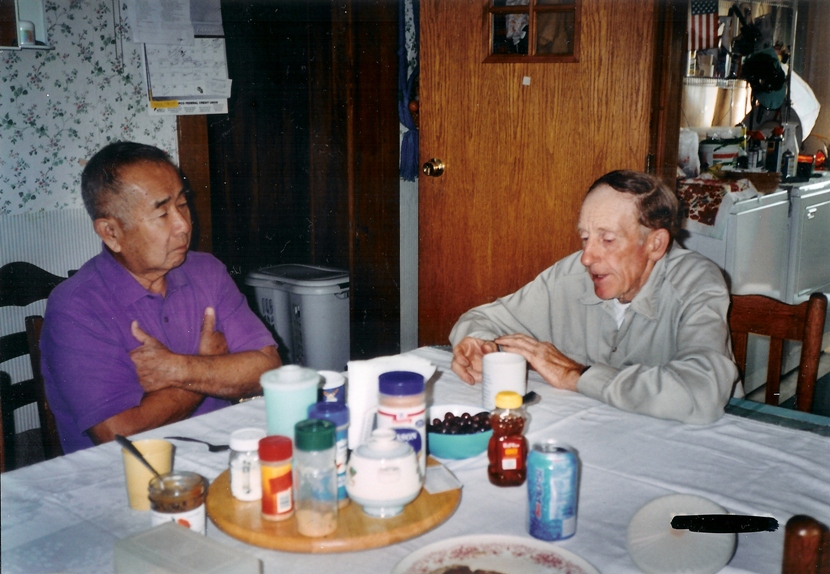 Dad listening to Willard, Norma's father