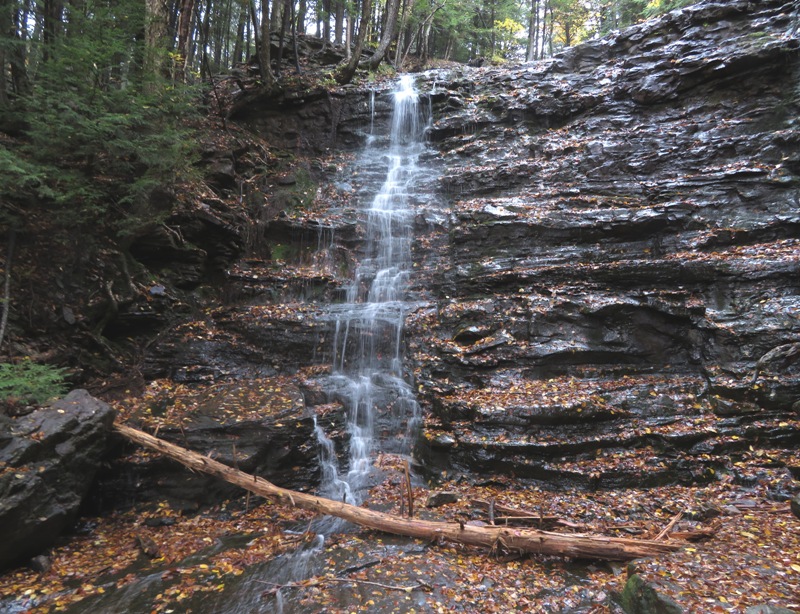 Trickle of a waterfall