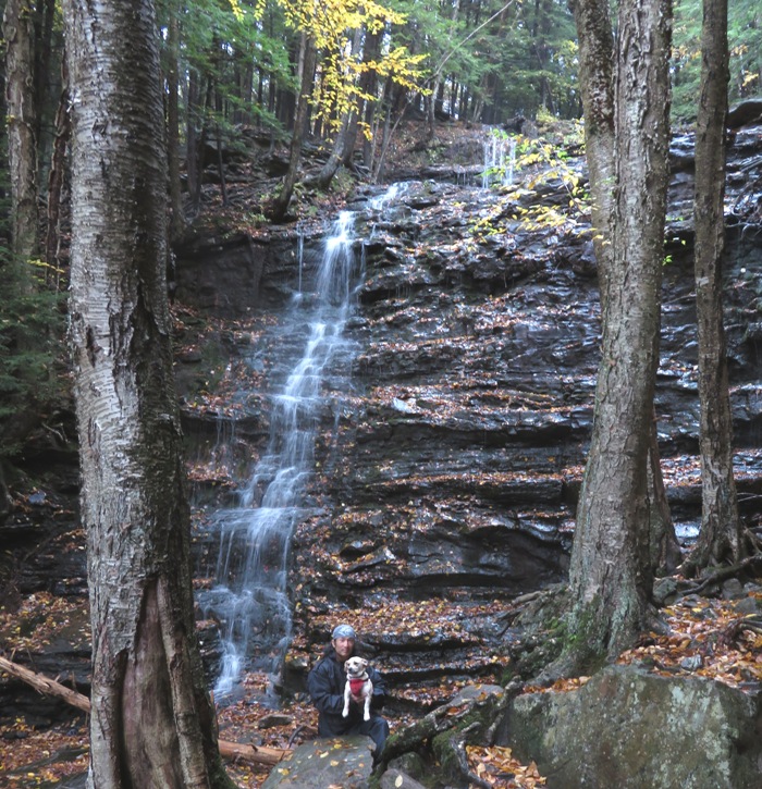 Daphne and I at the falls