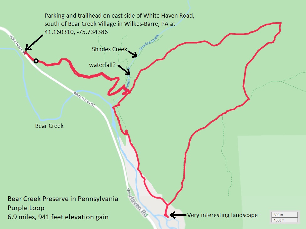 Map of our route